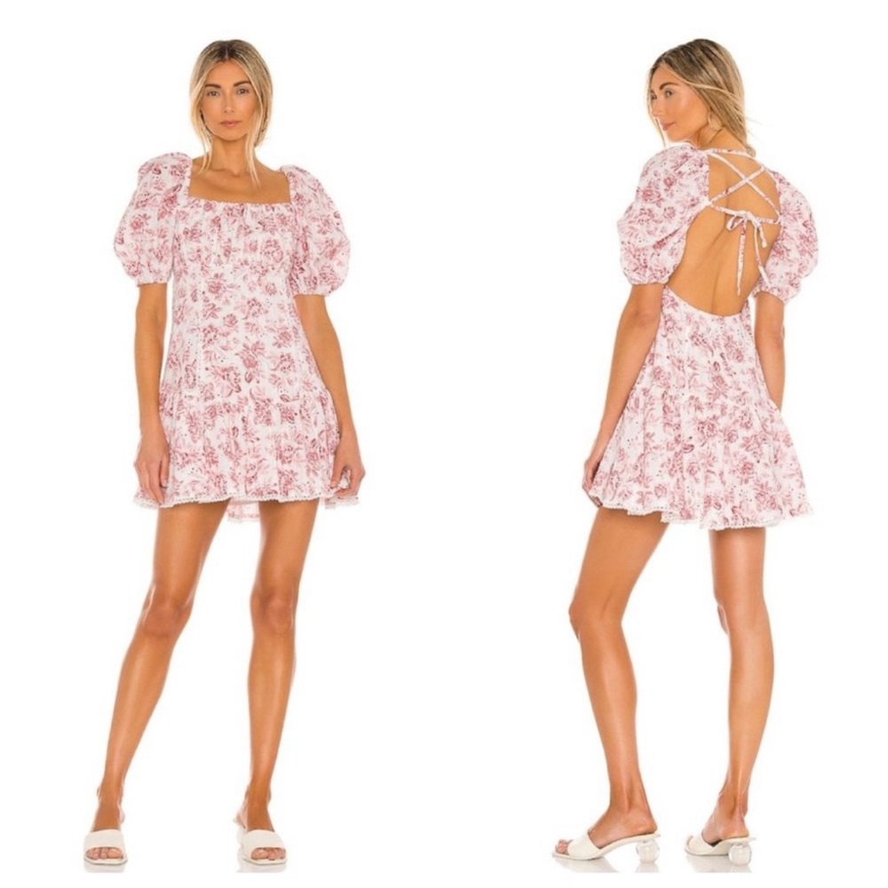 MINKPINK Love Story Mini Dress in Multi Size L